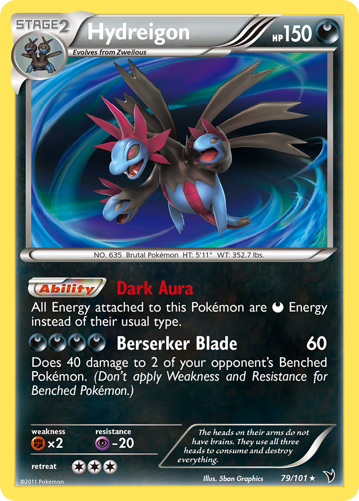 Hydreigon (79/101) [Black & White: Noble Victories] | L.A. Mood Comics and Games