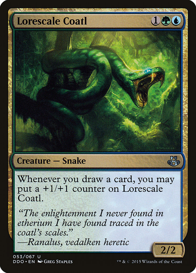 Lorescale Coatl [Duel Decks: Elspeth vs. Kiora] | L.A. Mood Comics and Games