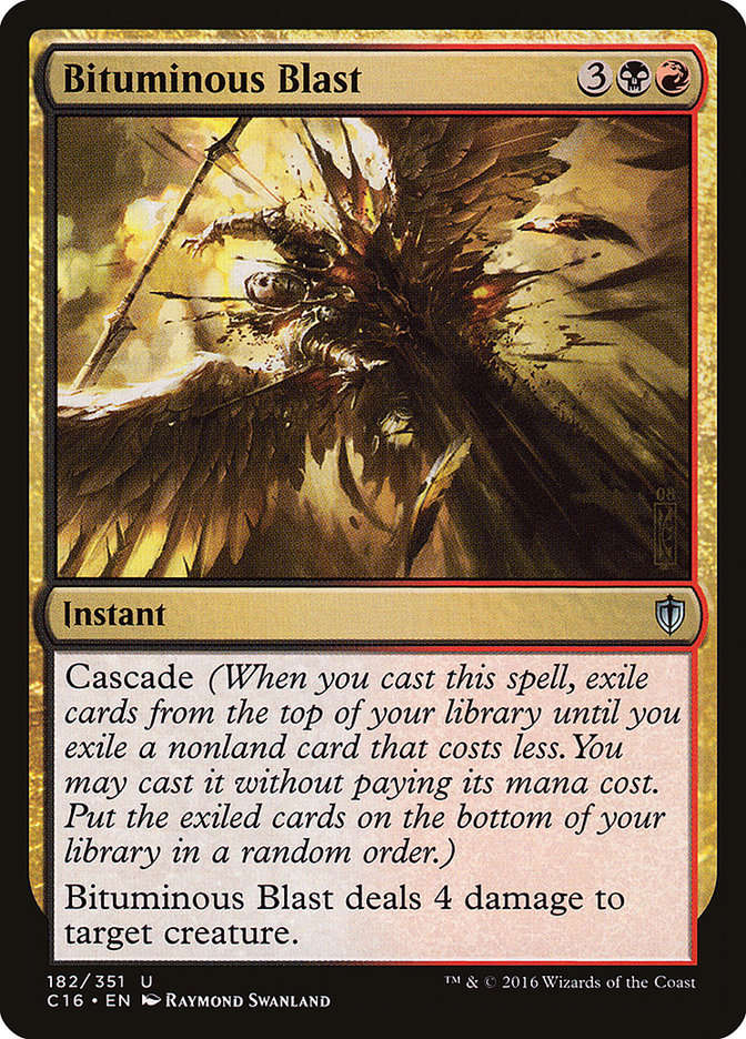 Bituminous Blast [Commander 2016] | L.A. Mood Comics and Games