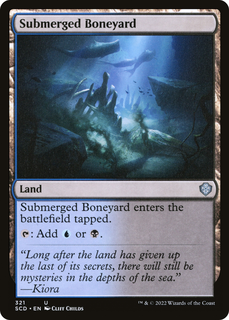 Submerged Boneyard [Starter Commander Decks] | L.A. Mood Comics and Games