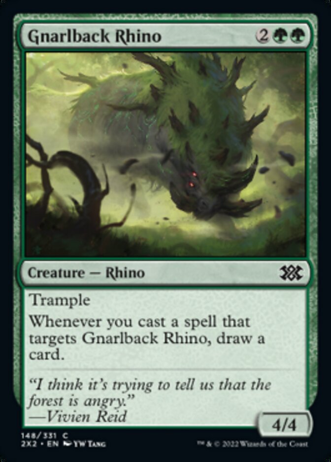 Gnarlback Rhino [Double Masters 2022] | L.A. Mood Comics and Games