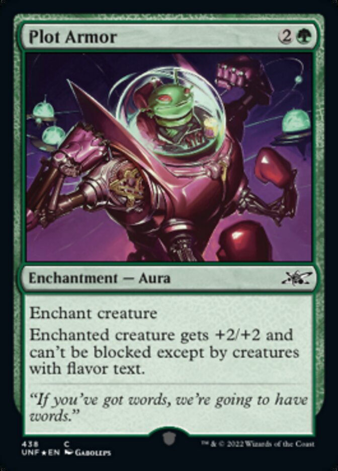Plot Armor (Galaxy Foil) [Unfinity] | L.A. Mood Comics and Games