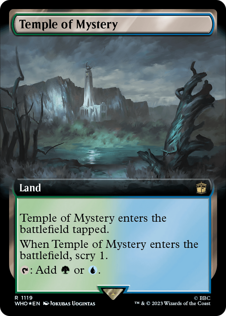 Temple of Mystery (Extended Art) (Surge Foil) [Doctor Who] | L.A. Mood Comics and Games