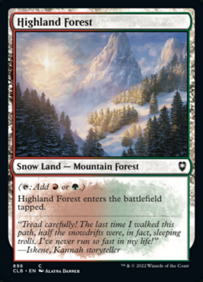 Highland Forest [Commander Legends: Battle for Baldur's Gate] | L.A. Mood Comics and Games