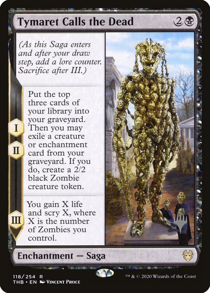 Tymaret Calls the Dead (Promo Pack) [Theros Beyond Death Promos] | L.A. Mood Comics and Games
