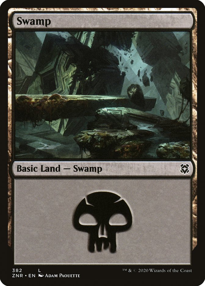 Swamp (382) [Zendikar Rising] | L.A. Mood Comics and Games