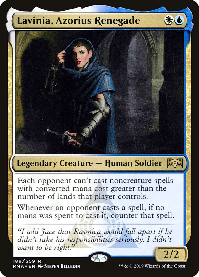 Lavinia, Azorius Renegade [Ravnica Allegiance] | L.A. Mood Comics and Games