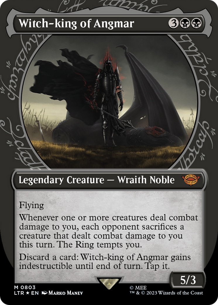 Witch-king of Angmar (Showcase) (Surge Foil) [The Lord of the Rings: Tales of Middle-Earth] | L.A. Mood Comics and Games