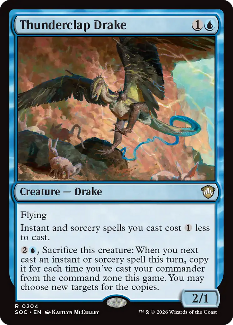 Thunderclap Drake [Secrets of Strixhaven Commander] | L.A. Mood Comics and Games