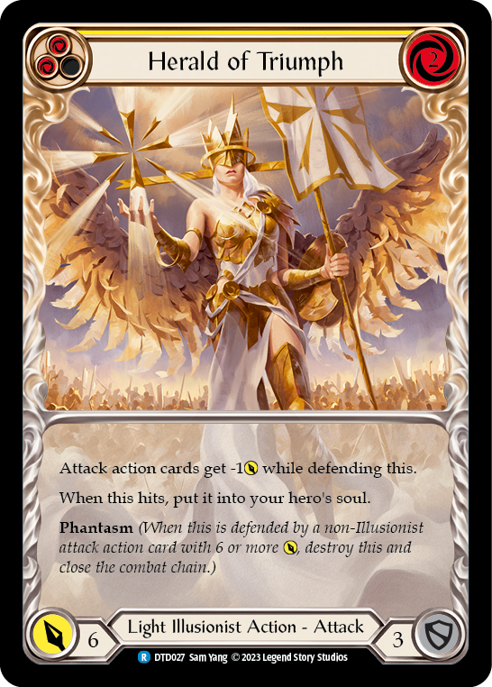Herald of Triumph (Yellow) [DTD027] (Dusk Till Dawn) | L.A. Mood Comics and Games
