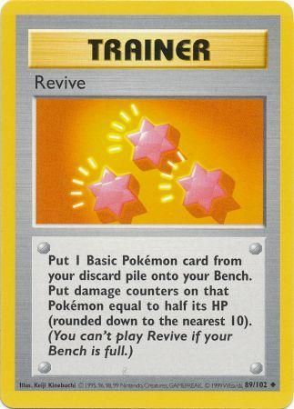 Revive (89/102) [Base Set Shadowless Unlimited] | L.A. Mood Comics and Games