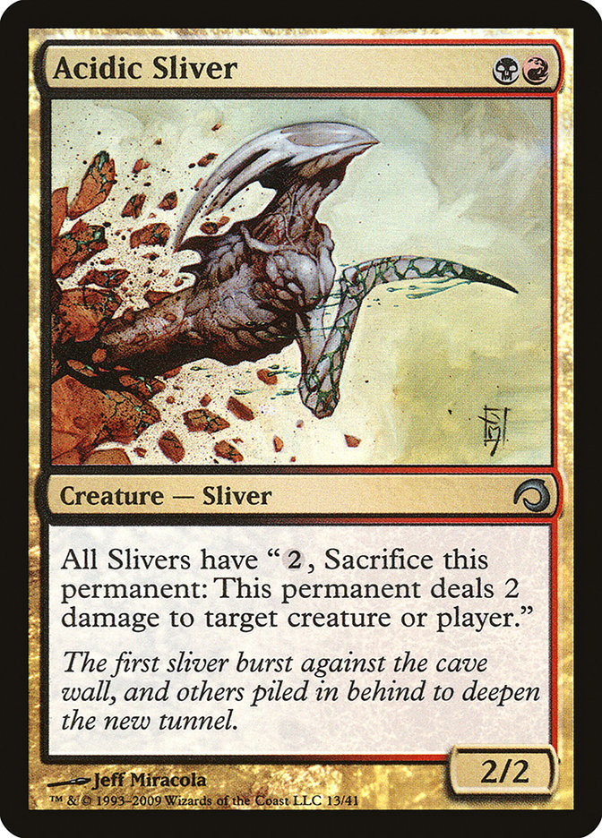 Acidic Sliver [Premium Deck Series: Slivers] | L.A. Mood Comics and Games