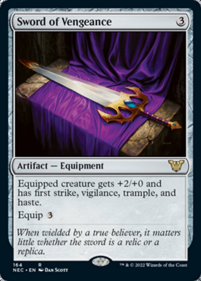 Sword of Vengeance [Kamigawa: Neon Dynasty Commander] | L.A. Mood Comics and Games