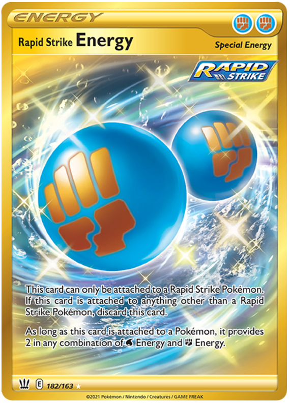 Rapid Strike Energy (182/163) [Sword & Shield: Battle Styles] | L.A. Mood Comics and Games