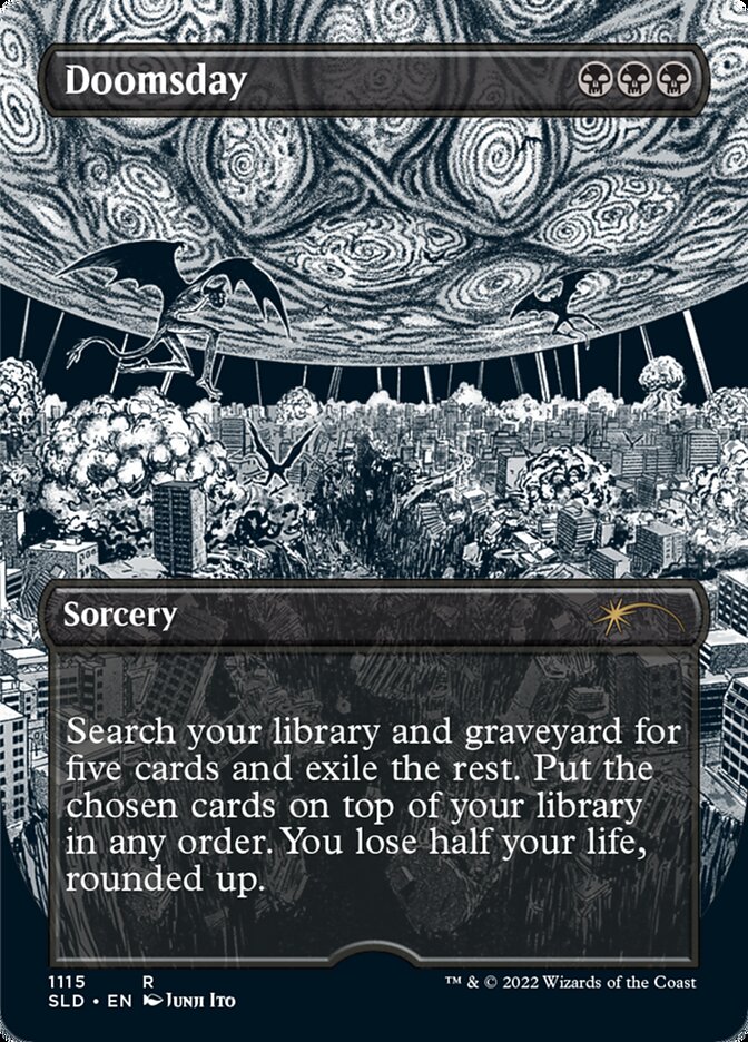 Doomsday (Borderless Etched Foil) [Secret Lair Drop Series] | L.A. Mood Comics and Games