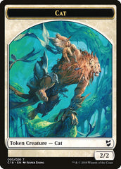 Angel // Cat Double-Sided Token [Commander 2018 Tokens] | L.A. Mood Comics and Games