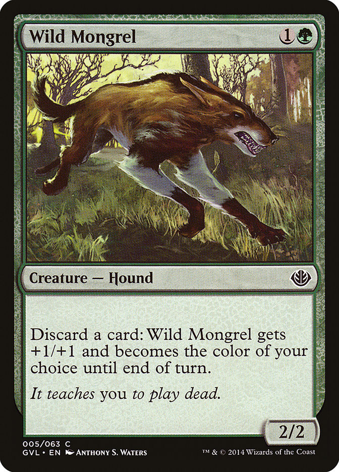 Wild Mongrel (Garruk vs. Liliana) [Duel Decks Anthology] | L.A. Mood Comics and Games