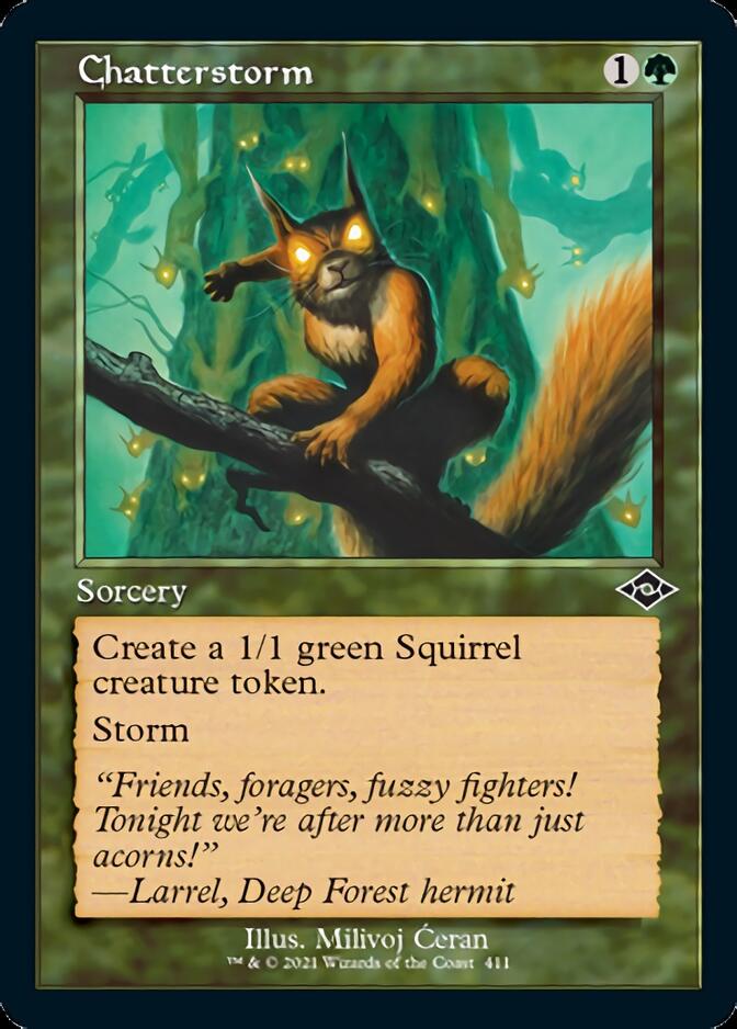 Chatterstorm (Retro Foil Etched) [Modern Horizons 2] | L.A. Mood Comics and Games