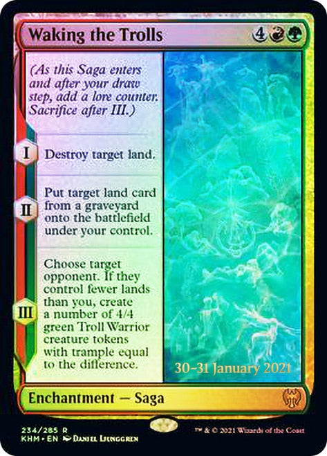 Waking the Trolls [Kaldheim Prerelease Promos] | L.A. Mood Comics and Games