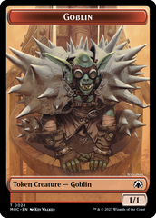 Goblin // Eldrazi Double-Sided Token [March of the Machine Commander Tokens] | L.A. Mood Comics and Games