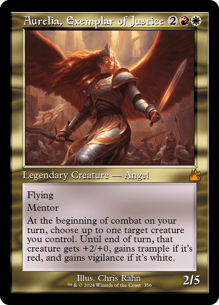 Aurelia, Exemplar of Justice (Retro) [Ravnica Remastered] | L.A. Mood Comics and Games