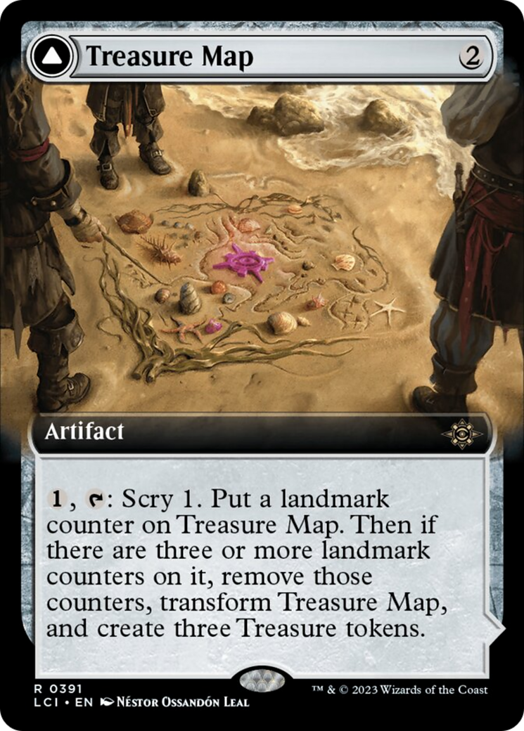 Treasure Map // Treasure Cove (Extended Art) [The Lost Caverns of Ixalan] | L.A. Mood Comics and Games