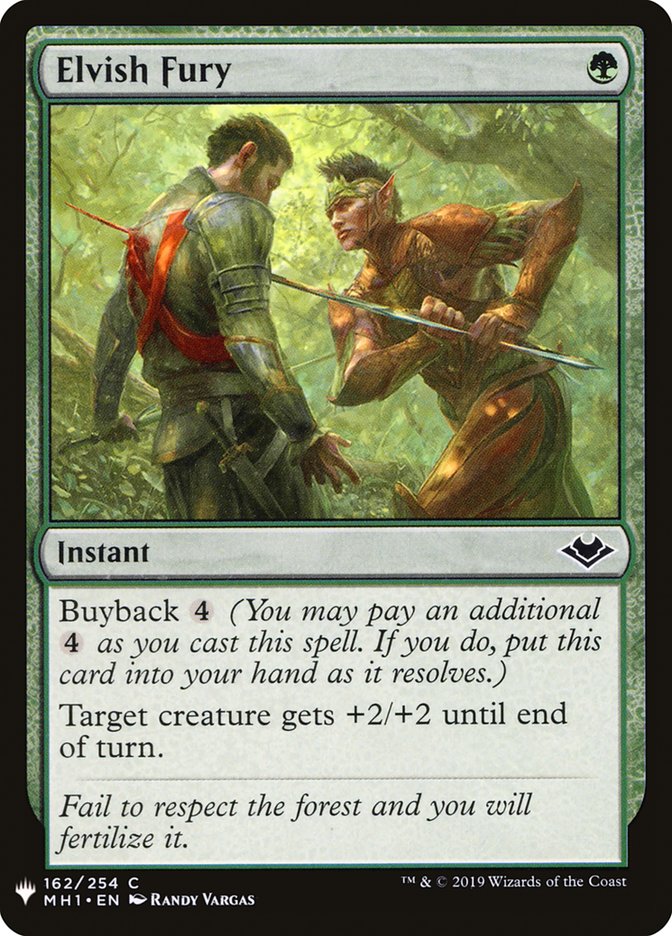 Elvish Fury [Mystery Booster] | L.A. Mood Comics and Games