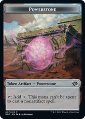 Powerstone // Golem Double-Sided Token [The Brothers' War Tokens] | L.A. Mood Comics and Games