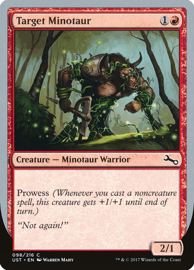 Target Minotaur (Vine Art) [Unstable] | L.A. Mood Comics and Games