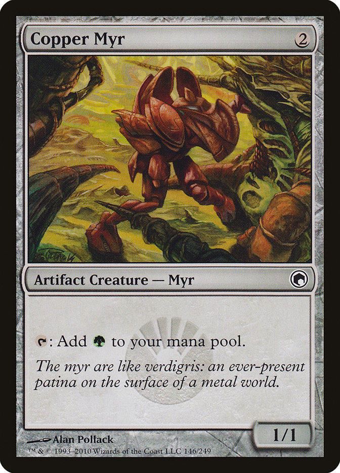 Copper Myr [Scars of Mirrodin] | L.A. Mood Comics and Games