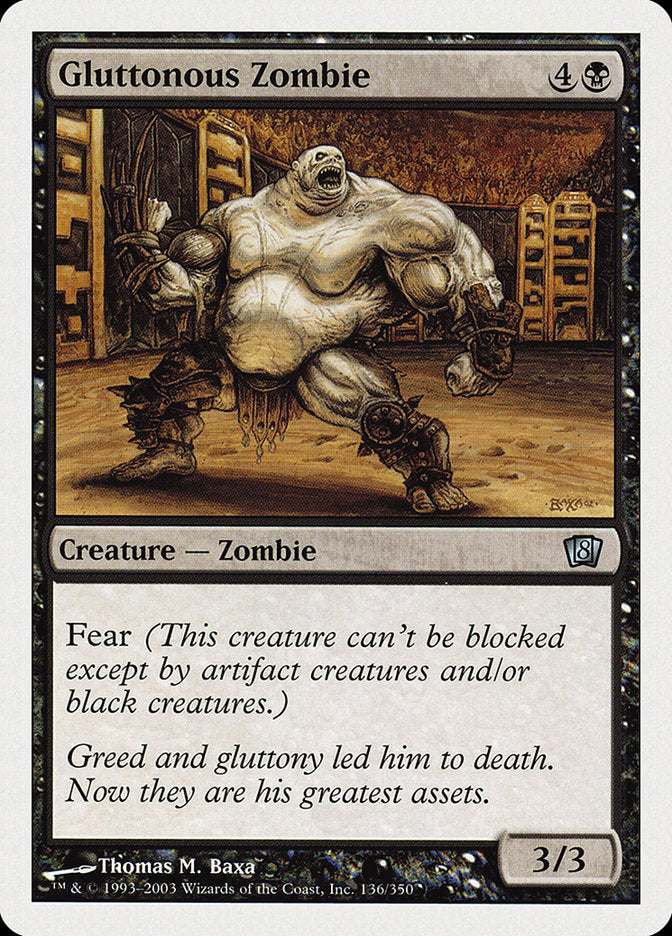Gluttonous Zombie [Eighth Edition] | L.A. Mood Comics and Games