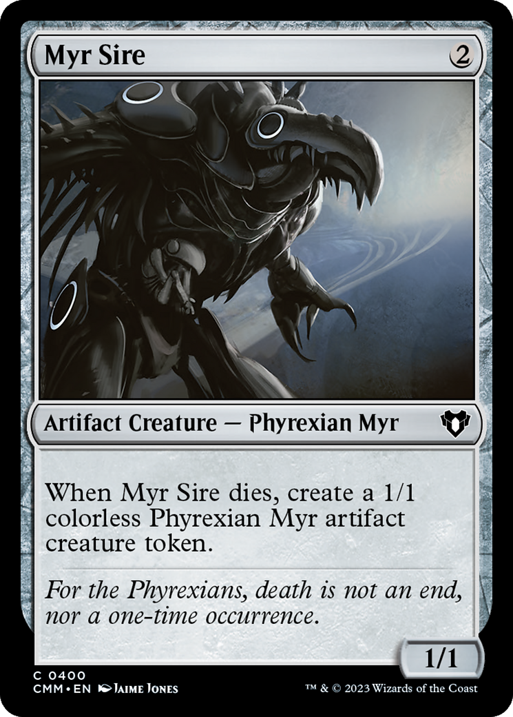 Myr Sire [Commander Masters] | L.A. Mood Comics and Games