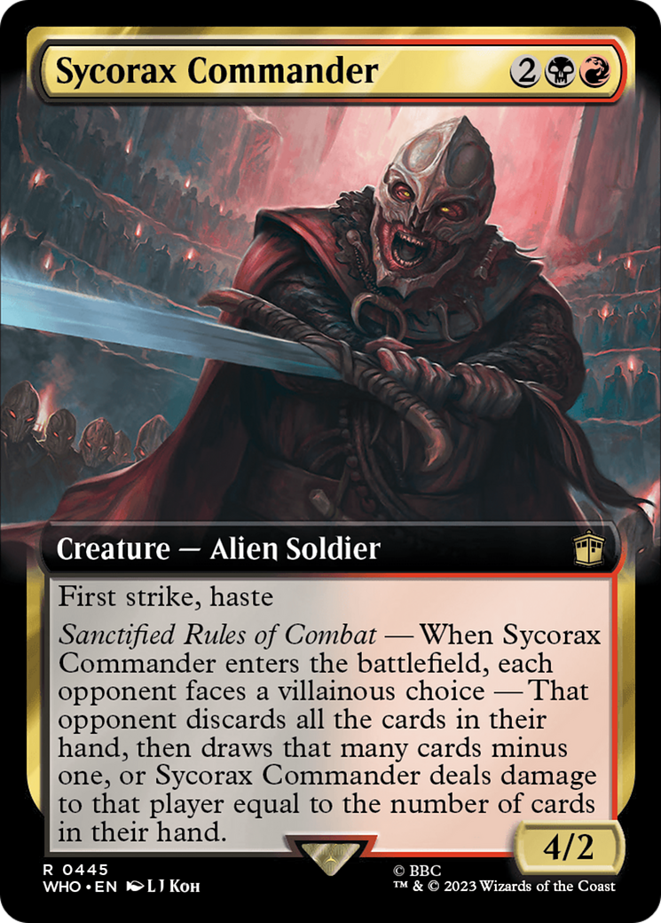 Sycorax Commander (Extended Art) [Doctor Who] | L.A. Mood Comics and Games
