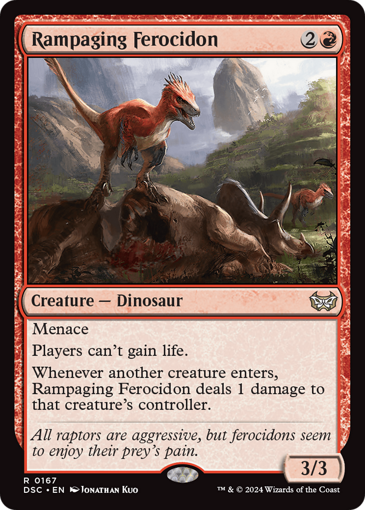 Rampaging Ferocidon [Duskmourn: House of Horror Commander] | L.A. Mood Comics and Games