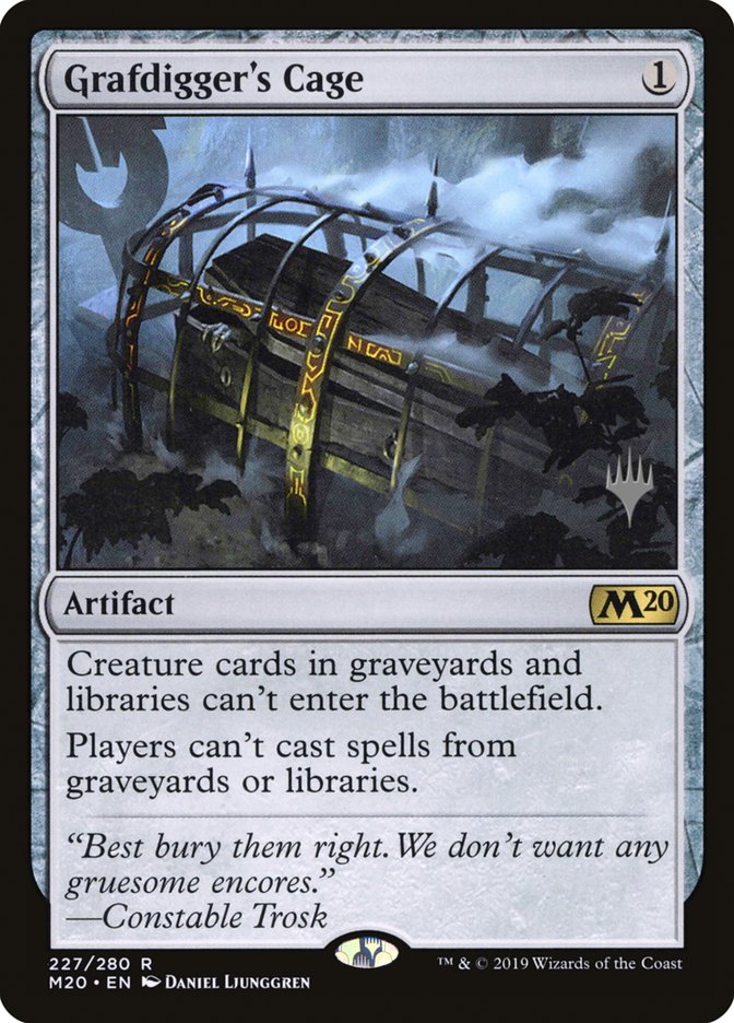 Grafdigger's Cage (Promo Pack) [Core Set 2020 Promos] | L.A. Mood Comics and Games