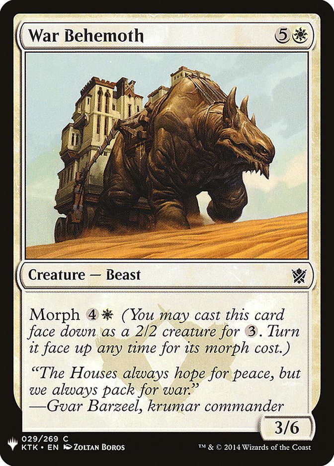 War Behemoth [Mystery Booster] | L.A. Mood Comics and Games