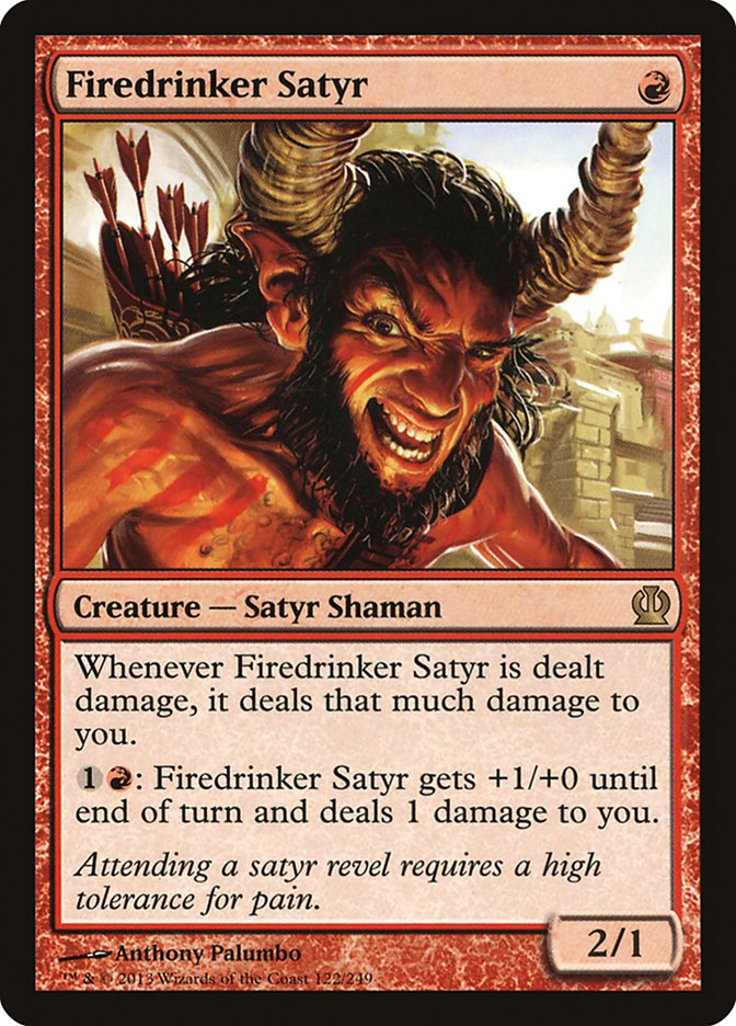 Firedrinker Satyr [Theros] | L.A. Mood Comics and Games
