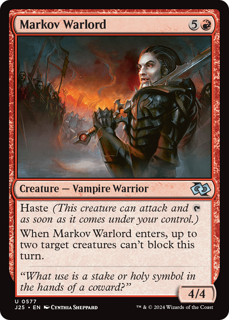 Markov Warlord [Foundations Jumpstart] | L.A. Mood Comics and Games