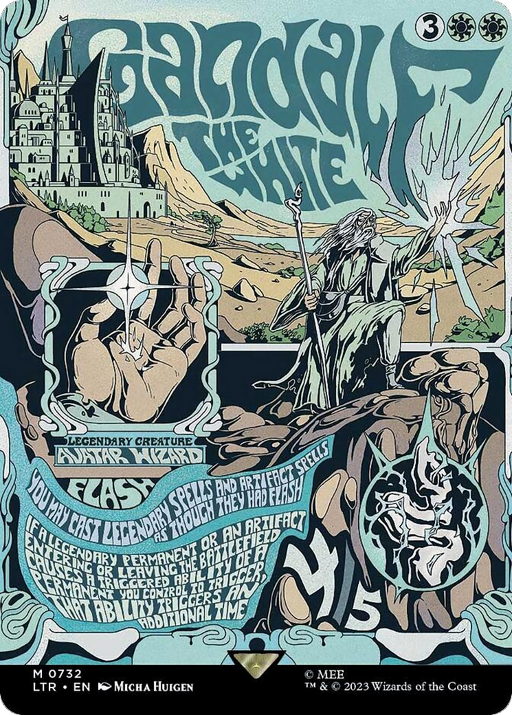 Gandalf the White (Borderless Poster) [The Lord of the Rings: Tales of Middle-Earth] | L.A. Mood Comics and Games