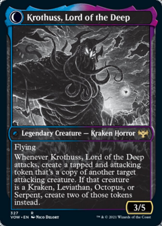 Runo Stromkirk // Krothuss, Lord of the Deep (Showcase Eternal Night) [Innistrad: Crimson Vow] | L.A. Mood Comics and Games