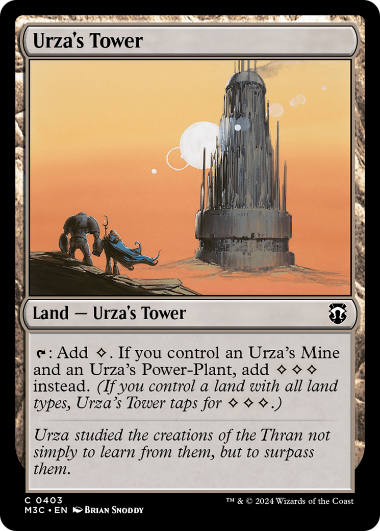 Urza's Tower (Ripple Foil) [Modern Horizons 3 Commander] | L.A. Mood Comics and Games