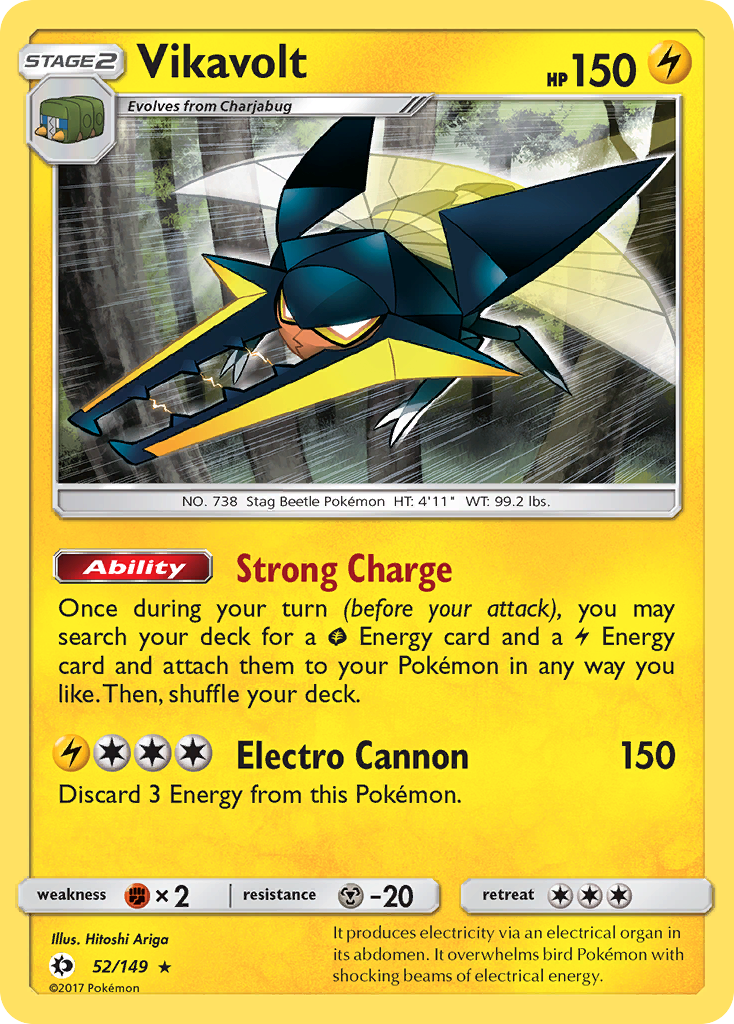 Vikavolt (52/149) [Sun & Moon: Base Set] | L.A. Mood Comics and Games