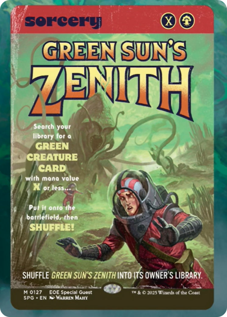 Green Sun's Zenith (Showcase) [Edge of Eternities Special Guests] | L.A. Mood Comics and Games