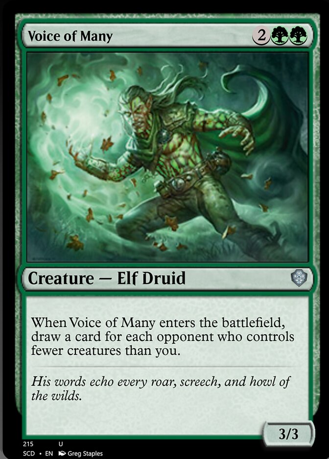Voice of Many [Starter Commander Decks] | L.A. Mood Comics and Games