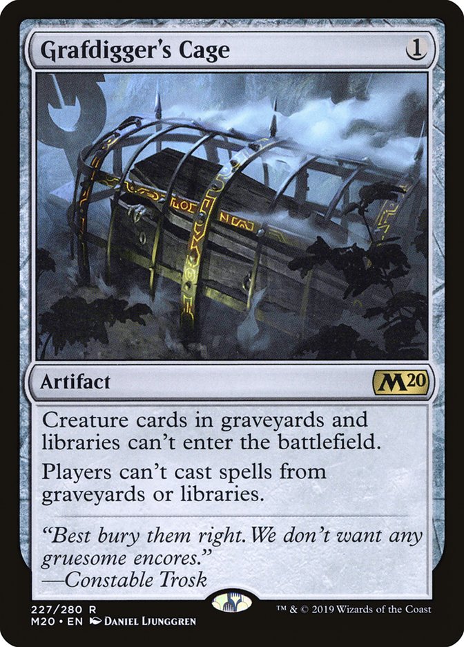 Grafdigger's Cage [Core Set 2020] | L.A. Mood Comics and Games