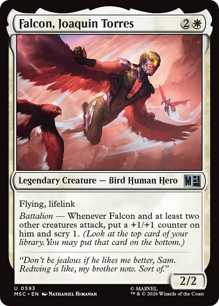 Falcon, Joaquin Torres [Marvel Super Heroes Commander] | L.A. Mood Comics and Games