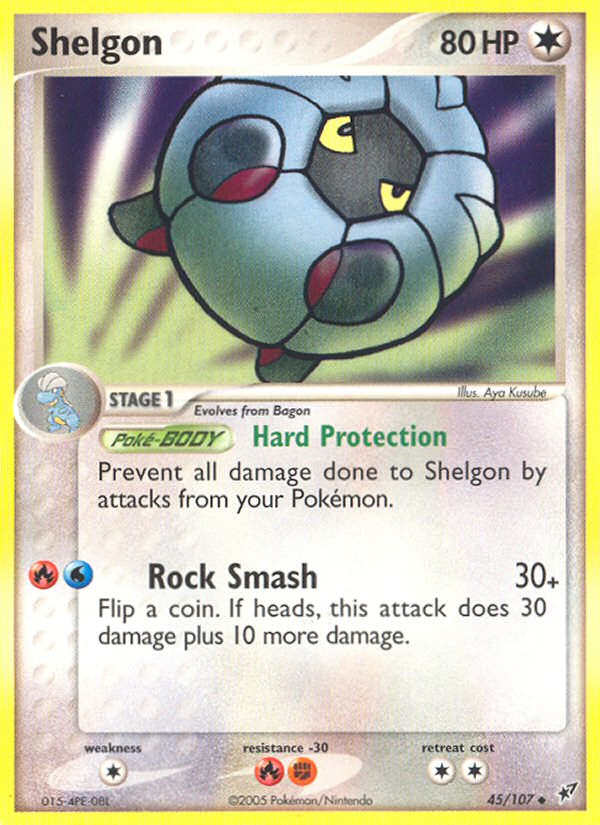 Shelgon (45/107) [EX: Deoxys] | L.A. Mood Comics and Games