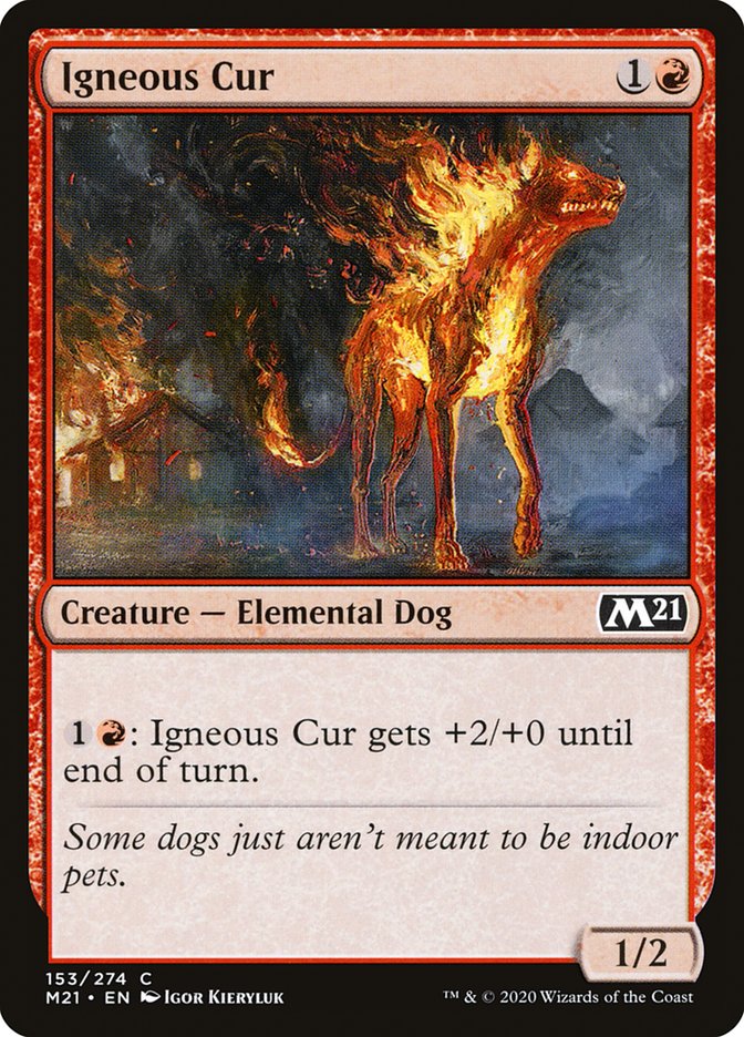 Igneous Cur [Core Set 2021] | L.A. Mood Comics and Games