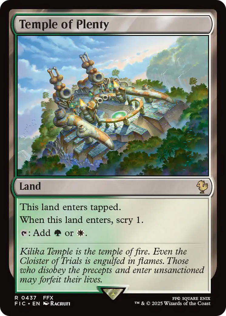 Temple of Plenty [FINAL FANTASY Commander] | L.A. Mood Comics and Games