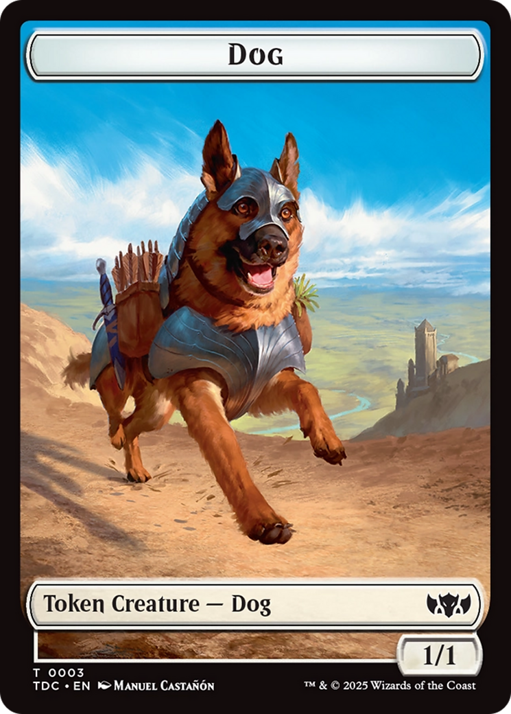 Dog // Goblin Double-Sided Token [Tarkir: Dragonstorm Commander Tokens] | L.A. Mood Comics and Games